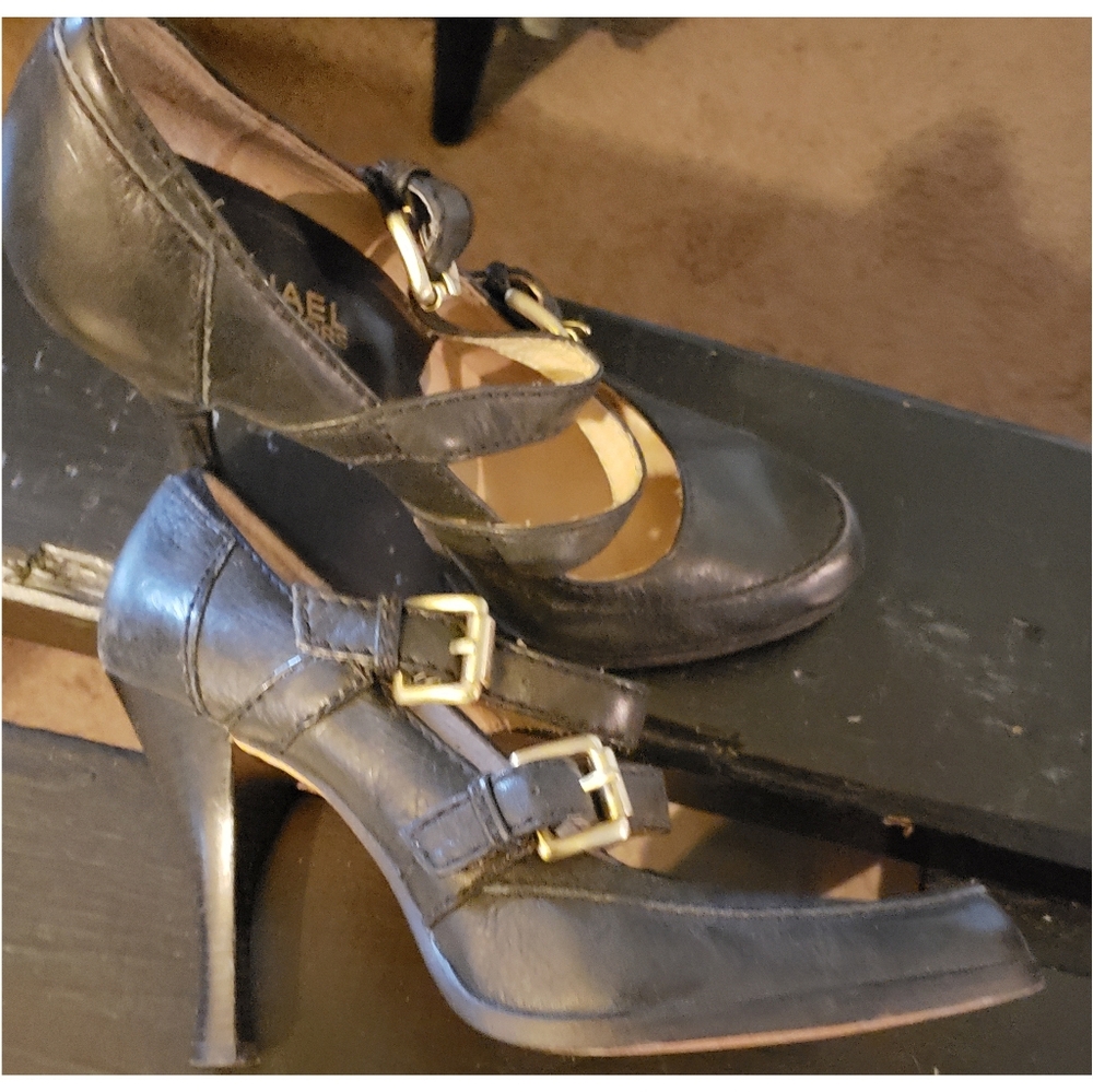 Michael Kors Mary Jane Double Strapped Pumps